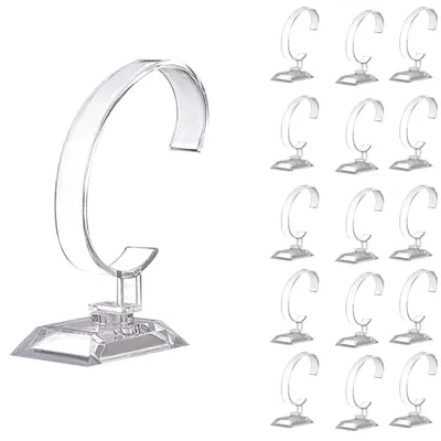 Produktbild von Solidchoice – 15 transparente Uhrenbandhalter