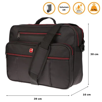 Produktbild von Herren Tasche Umhängetasche Arbeitstasche Messenger Bag Schultertasche