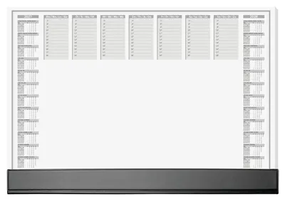 Produktbild von Sigel H7365 Schreibunterlage 2-Jahreskalender Wochenplan 2027 2028 schwarze