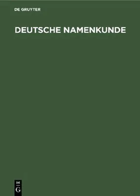 Produktbild von Deutsche Namenkunde