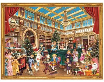 Obrázek produktu pro Adventní kalendář Viktoriánský obchod Nostalgický adventní kalendář