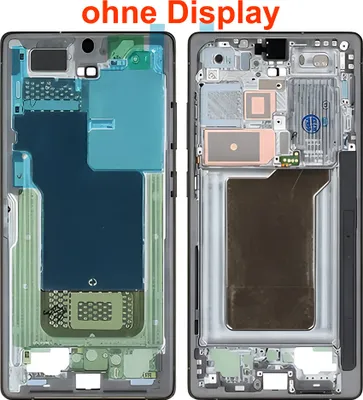 Produktbild von Original LCD Mittelrahmen Display Rahmen (ohne Display) Titanium Jet Schwarz Für Samsung Galaxy S25 Ultra SM-S938B, SM-S938B/DS, SM-S938U & Werkzeug