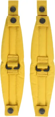 Productafbeelding van Schouderband Kussentjes - Riem Beschermers - Rugzak Comfort - Extra Zachte Vulling - 2.5 cm Breed - Okergeel
