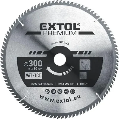 Produktbild von Sägeblatt Extol Premium (8803248) mit SK-Blättern, 300x2,2x30mm, 96T