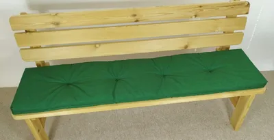 Produktbild von Kissen / Polster für Gartenbank / Bankkissen 150 x 35 cm Colore verde scuro (dunkelgrün)