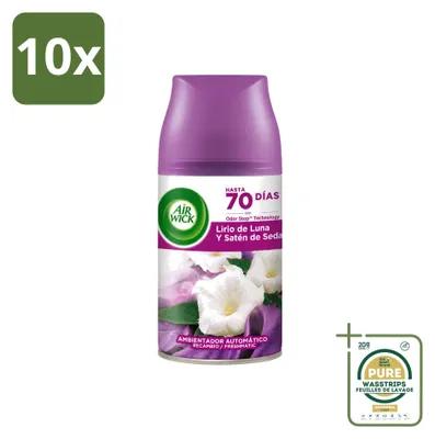 Productafbeelding van 10 x Air Wick Freshmatic navulling - Mondorchidee - 250 ml - Voordeelverpakking - 10 stuks