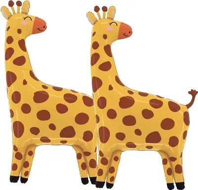 Produktbild von 2 Stück niedliche Giraffenballons