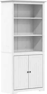 Obrázek produktu pro vidaXL Knihovna BODO White 82x40x173 cm borovicový masiv