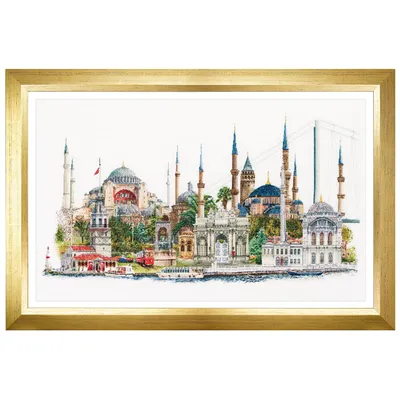 Image de Thea Gouverneur zestaw do haftu krzyżykowego "Istanbul Evenweave", 79x50cm
