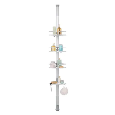 Produktbild von OXO Good Grips Duschregal Teleskop-Duschregal aus Aluminium mit 4 Ablagen