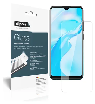 Obrázek produktu pro 2x ochranná fólie pro Vivo Y11s - Anti-Shock 9H fólie dipos Glass plastové sklo
