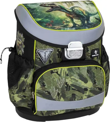 Produktbild von Belmil Schulranzen Set MINI FIT 2024 Lost World (Motiv: Dino Dinosaurier) für Jungen ab 1. Klasse Grundschule Einschulung