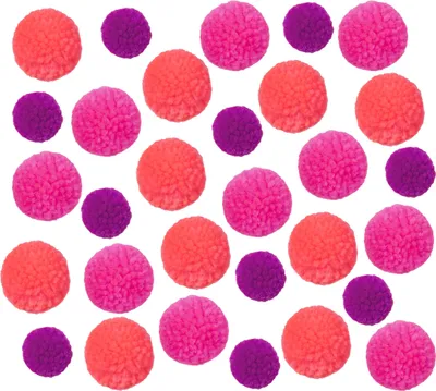 Imagen del producto de KNORR prandell 212681110 KNORR prandell Pompon-Mix "Neon", farbig sortiert