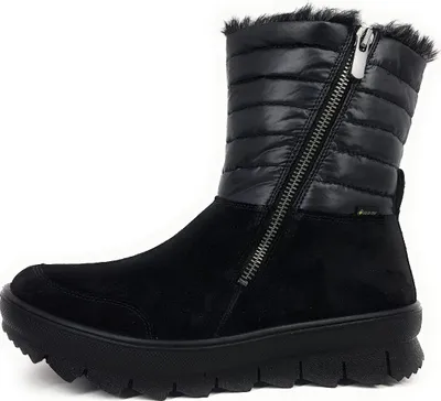 Zdjęcie produktu dla Legero NOVARA botki damskie - buty zimowe czarne rekreacyjne NOWOŚĆ