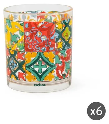 Immagine prodotto di Excelsa set di 6 bicchieri da acqua Lisbona da 25 cl colorati