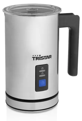 Zdjęcie produktu dla Tristar MK-2276, Automatic milk frother/warmer, Czarny, Stal nierdzewna, Stal nierdzewna, 115 ml, 0,24 l, Stal nierdzewna