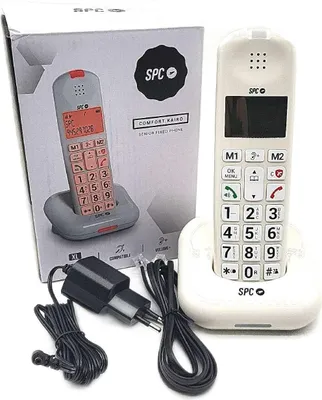 Immagine prodotto di Telefono cordless SPC Comfort Cairo per anziani con tasti grandi e tono amplificato
