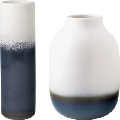 Produktbild von like. by Villeroy & Boch Lave Home Vasen bleu 2er Set