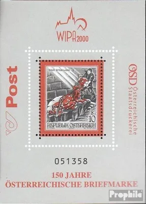 Produktbild von Briefmarken Österreich 2000 Mi Block13 (kompl.Ausg.) gestempelt Philharmonie Wien