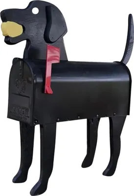 Produktbild von Briefkasten in Tierform für Hunde, Metall-Briefkasten mit Bauernhoftieren, kreativer, personalisierter Briefkasten für Garten und Hof, ideal für Hundefarmen