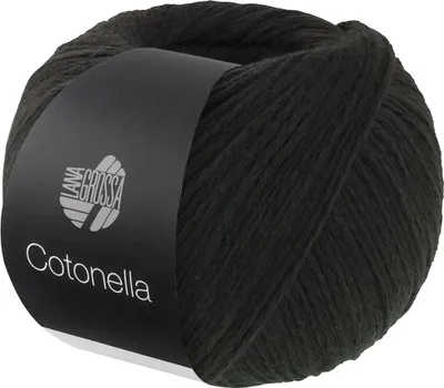 Produktbild von Lana Grossa - Cotonella 50g  0213 schwarz