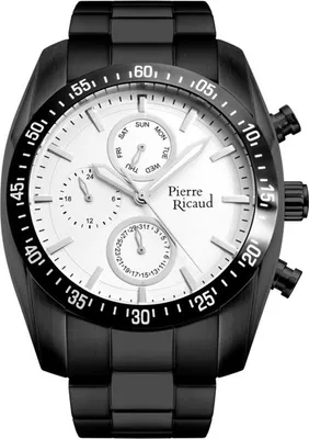Zdjęcie produktu dla Zegarek męski Pierre Ricaud P89281.B113QF czarny