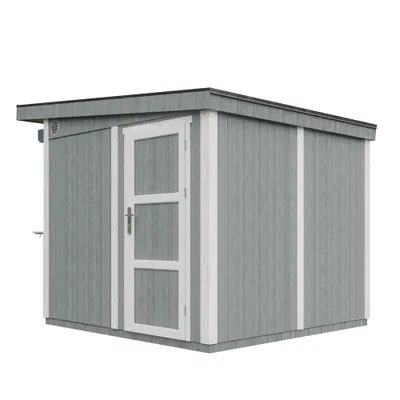 Produktbild von Premium-Außenkiosk - 5,9m² - H240x248x305 cm - LP Smartside Paneelbauweise - Timbela M950-CAVERN STEEL