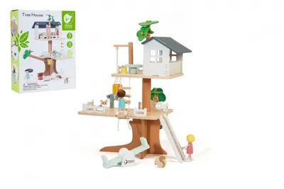 Produktbild von Klassische Welt der Welt Wooden Poppenhuis Boomhut, 31dlg.