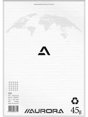 Produktbild von Aurora - Notizblock ft A4, kariert 5 mm