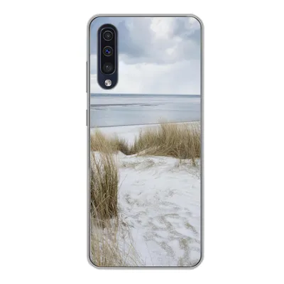 Produktbild von MuchoWow® Handyhülle Schutzhülle Hülle für Samsung Galaxy A50 Nordsee - Dünen - Wasser Silikon Softcase Handy Hülle - Mobiltelefonhülle