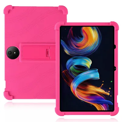 Produktbild von Tablet Hülle für TCL NxtPaper 11 Plus 11,5", Stoßfeste Weiches Silikon Schutzhülle mit Standfunktion Rosa