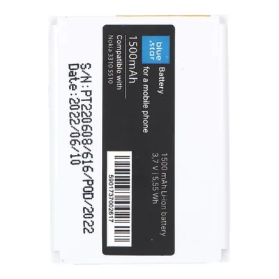Image de Batterie compatible Nokia 3310/5510 1500m/Ah Li-Ion BLUE STAR
