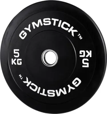 Obrázok produktu pre Gymstick Hi-impact 5 kg olympijský disk čierny 5 kg čierny 5 kg