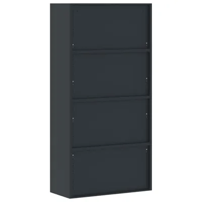Zdjęcie produktu dla vidaXL Szafka na dokumenty antracyt 90x40x180 cm stal