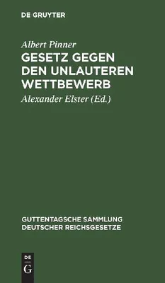 Produktbild von Gesetz gegen den unlauteren Wettbewerb