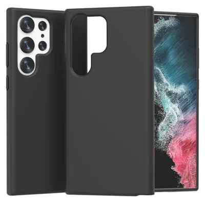 Obrázek produktu pro Siliko pouzdro na mobilní telefon Samsung Galaxy S23 Ultra 5G, černé,