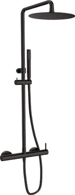 Produktbild von SANYCCES LOOP Einhebel-Rain Duschsystem 25 cm, schwarz metallisch