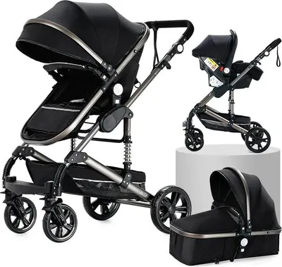 Obrázek produktu pro Kočárek, cestovní systém 3 v 1, lehká konstrukce, XR012-B