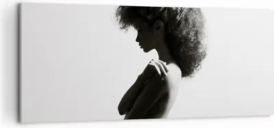 Produktbild von Bild auf Leinwand - Leinwandbild - Einteilig - Frau Nacktheit Körper - 120x50cm - Wand Bild - Wanddeko - Wandbilder - Leinwanddruck - Bilder - Wanddekoration - Leinwand bilder - AB120x50-4946