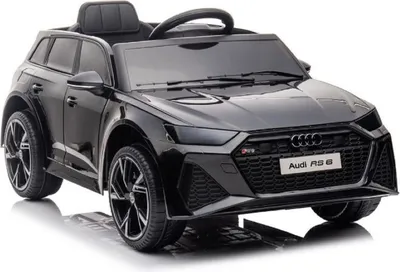 Image de Véhicule pour enfants - voiture électrique "Audi RS6" - sous licence - batterie 12V7AH et 2 moteurs- 2,4Ghz + MP3 + cuir + EVA-Noir