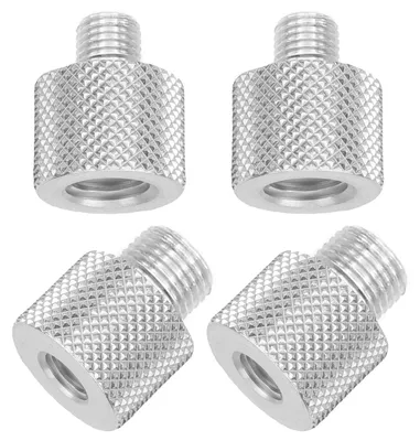 Productafbeelding van 4 Stuks Draadadapters 3/8" naar 1/4" & 1/4" naar 3/8", Aluminiumlegering