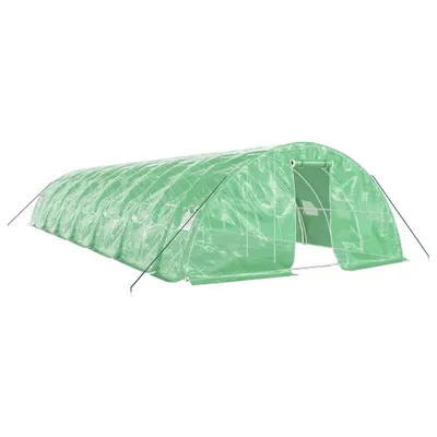 Obrázek produktu pro vidaXL Skleník s ocelovým rámem Zelený 70 m² 14x5x2,3 m
