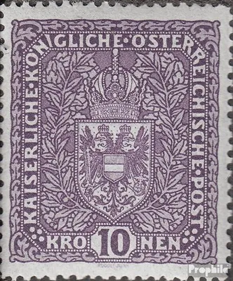 Produktbild von Briefmarken Österreich 1917 Mi 207I gestempelt Freimarken