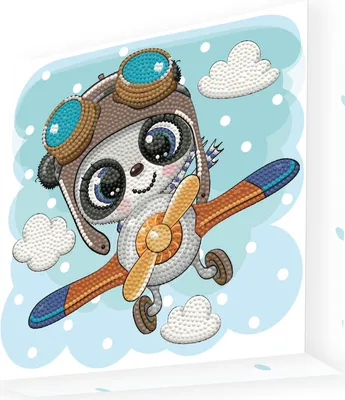 Produktbild von DOTZ® BOX Original Diamond Painting Top Flight 22 x 22 cm ab 8 Jahren