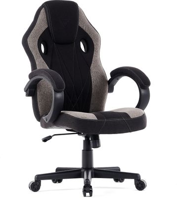 Herné kreslo Sense7 Prism, herné kreslo, otočné kreslo, ergonomické kancelárske kreslo, kancelárska stolička, 120 kg, čierna a sivá