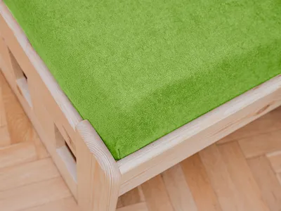 Produktbild von Bettlaken aus Frottee für Kinderbett Blau 70 x 140 cm