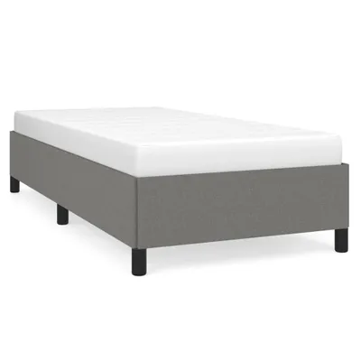 Immagine prodotto di vidaXL Struttura letto senza materasso grigio scuro 90x200 cm tessuto