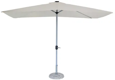 Immagine prodotto di Ombrellone da Giardino 3x3 m Palo Ø48 mm in Metallo Morel Bianco