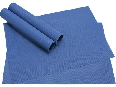 Produktbild von Tischset BORDA 4er Blau Tischunterlage als Tischdeko