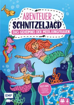 Obrázok produktu pre Set: Abenteuer Schnitzeljagd - Das Geheimnis der Meerjungfrauen